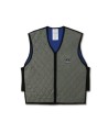 Evaporative cooling gray vest that gives you freshness and comfort for hours.