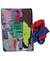 Cloth made of scrap cotton fabrics of different color, bag of 10 lbs.