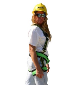 Miss Miller safety harness for women  with 1 back D-ring and friction buckles class A