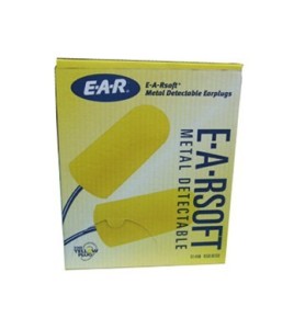 Earplug EARSOFT detectable with cord, 33 db bt/200