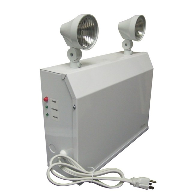 Emergency light unit 12 V 160 W with 2 spotlights