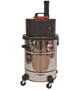 HEPA industrial vacuum 12 gal. for wet and dry recovery. Including HEPA filter and polyester main filter.