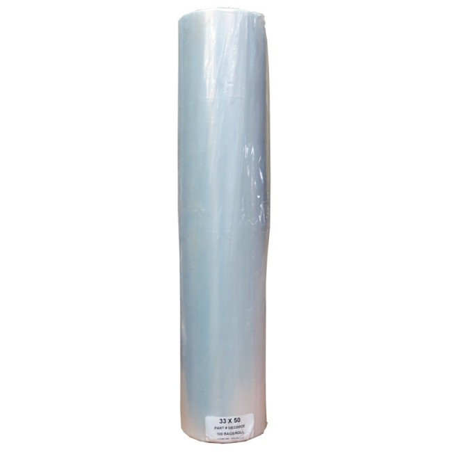 Clear bag 3 mil. for dust - 33 X 50- 100/roll