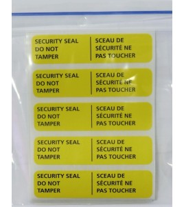 Security seals for fist aid containers, pq / 25 unit