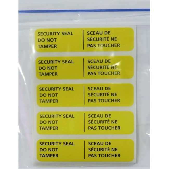 Security seals for fist aid containers, pq / 25 unit