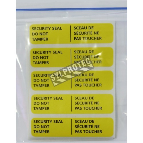 Security seals for fist aid containers, pq / 25 unit