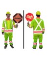 High visibility coat for signaller