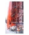 Orange tarp roll, 3 mil., 12 feet X 100 feet, for asbestos removal.