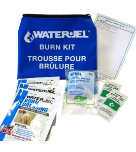 Small Water Jel emergency burn kit.