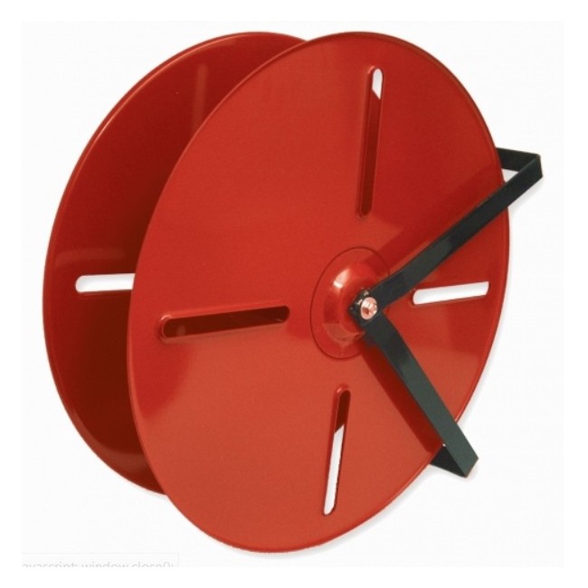 High capacity 24-inch hose reel for 150 feet heavy duty double jacket or rubber hose.