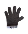 Ambidextrous cut-resistant A9, UL-listed stainless steel metal mesh glove. FDA approved for food handling. Sold individually.