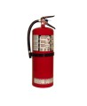 Portable fire extinguisher with powder, 20 lbs, type ABC, ULC 10A-120 BC, with wall hook.