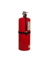 Portable fire extinguisher with powder, 20 lbs, type ABC, ULC 10A-120 BC, with wall hook.