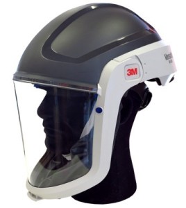 Ensemble Versaflo complet pour épuration d’air motorisé en milieu industriel de 3M. Casque dur et facteur de protection de 25.