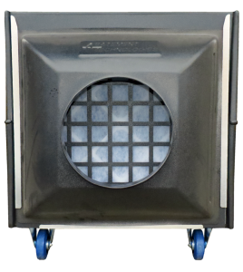 Inlet manifold 24 in X 24 in with an inlet of 12 in diameter for HEPA-AIRE portable air scrubbers