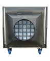 Inlet manifold 24 in X 24 in with an inlet of 12 in diameter for HEPA-AIRE portable air scrubbers