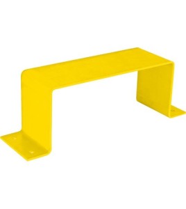 Wheel Chock Wall Bracket Sturdy metal construction painted in yellow. Prevents loss of chock