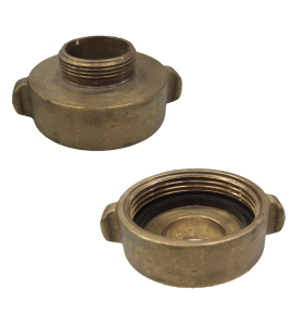 Threaded brass reducer 2.5 inch to 1.5 inch female to male