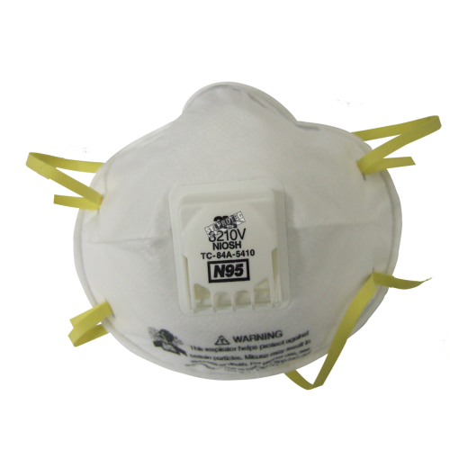 3M N95 NIOSH approved particulate respirator with Cool FlowTM valve. Protects from solids and non-oil based liquids particles.