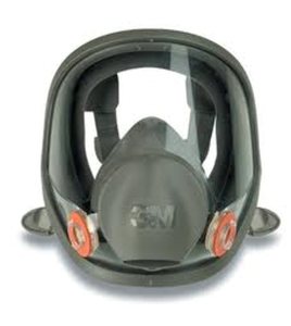 3M 6000 series NIOSH approved full facepiece. Lightweight and comfortable. Filter & cartridge not included. Large.