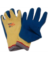 Powergrab® 10-gauge Kevlar knit gloves with a wrinkle-grip latex coating up to the wrist. ASTM/ANSI puncture level 5