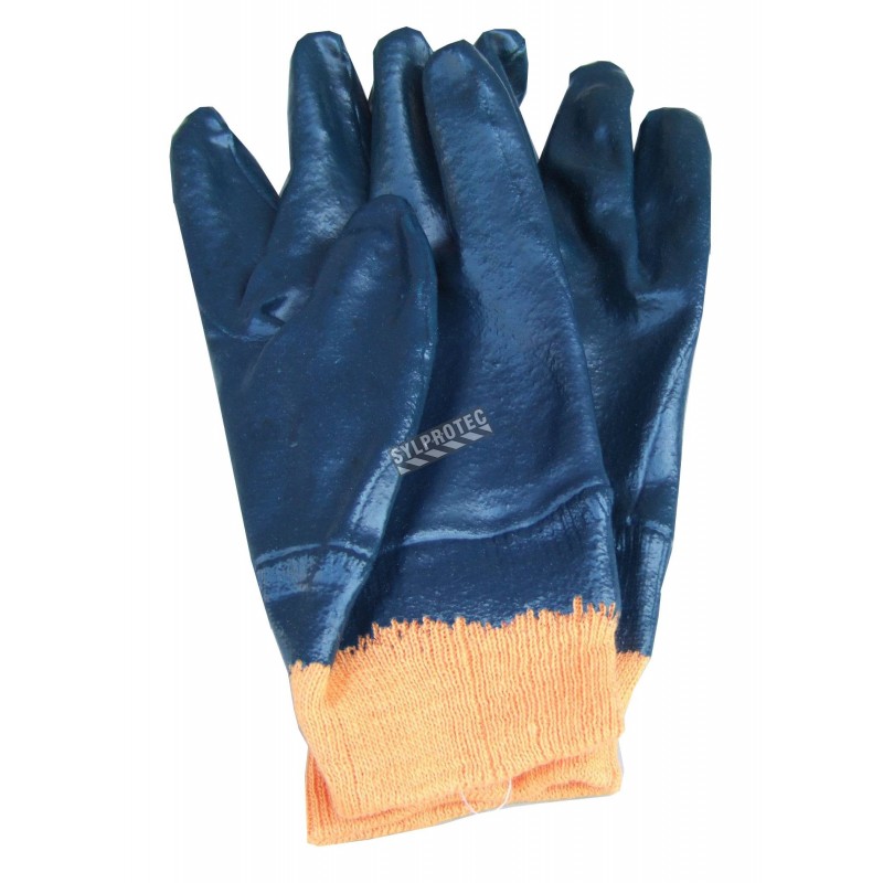 nitrile coated knit gloves