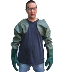 Gants de PVC, longueur de 38 po. 