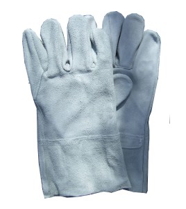 Gants pour soudeur cuir fendu manchette de  4 po.