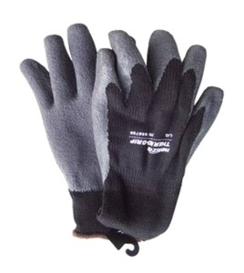 Gants d'hiver Thermo-Grip fait d'acrylique avec enduit de latex