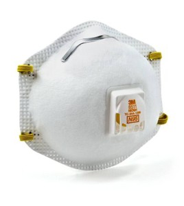 Masque de protection respiratoire 8511 avec valve de 3M, N95. Efficace contre les particules solides et liquides sans huile.