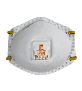 Masque de protection respiratoire 8511 avec valve de 3M, N95. Efficace contre les particules solides et liquides sans huile.