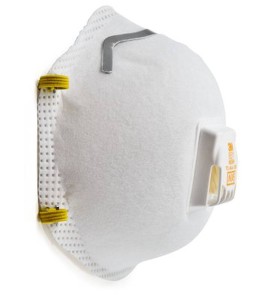 Masque de protection respiratoire 8511 avec valve de 3M, N95. Efficace contre les particules solides et liquides sans huile.