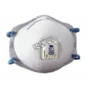 8271 3M P95 respirator with a Cool Flow™ valve for protection from solid, liquid & oil based particles. 10 units/box.