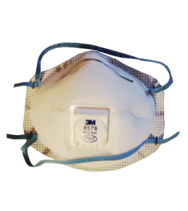 3M P95 NIOSH approved particulate respirator with a Cool FlowTM valve. Protects from oil based particles and acid gases.