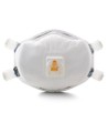 Masque de protection respiratoire N100 avec soupape de 3M. Protection contre certaines particules dangereuses.