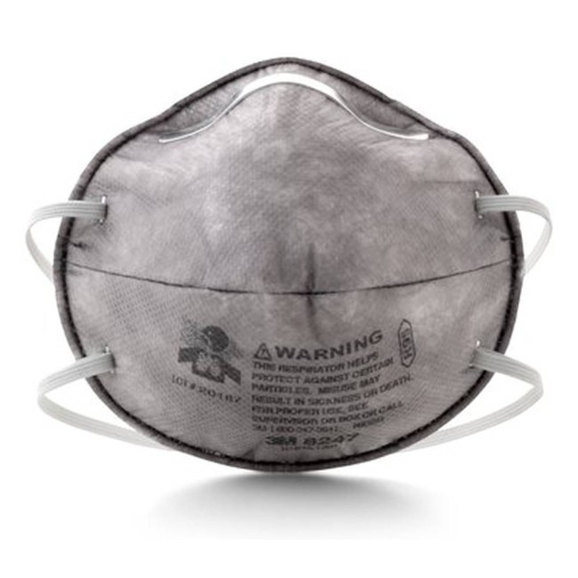 3M R95 NIOSH approved particulate respirator. Fit and comfortable. Protects from oil based particles and organic vapors.