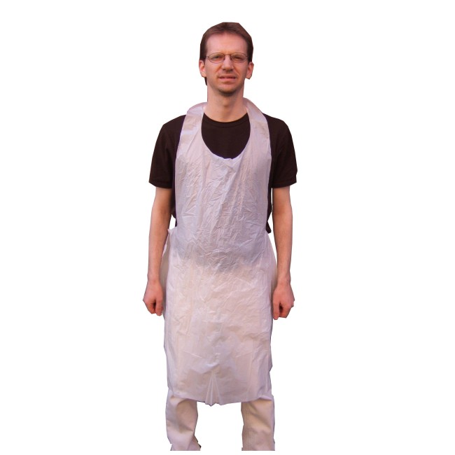 Polyethylene apron 1 mil 46 X 28  pq/100 units