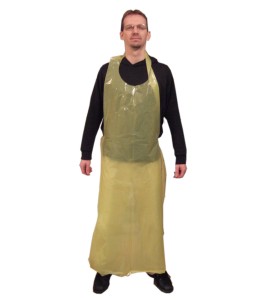 Polyethylene apron 4 mil 150 cm. (61 in.)