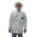 Disposable TYVEK shirt with 3 snaps, box/50 unit