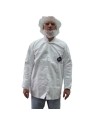 Chemise jetable TYVEK avec 3 boutons, bte /50 unités