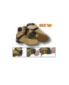 Snow and ice heel traction aids, for all types of flat shoes and winter boots.