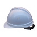 MSA® V-Gard 500™ vented hard hat type 1, class C approved with a 4-point suspension. Sold individually