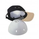 Protective Shell Insert for Baseball Cap, white.