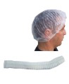 Bonnet pliable et jetable blanc 24 po. 1000 unités