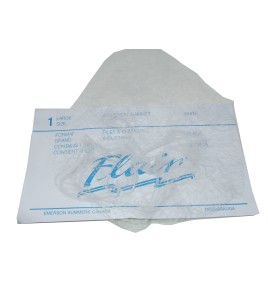 White nylon mesh hair net 21", 30 pq  of 12 units