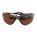 Lunette de sécurité Nemesis pour protection oculaire de Jackson Safety. Lentille bronze antibuée pour de meilleurs contrastes