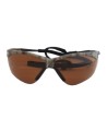 Jackson Safety Nemesis protective eyewear with anti-fog treated bronze polycarbonate lenses for enhanced contrast in most lights