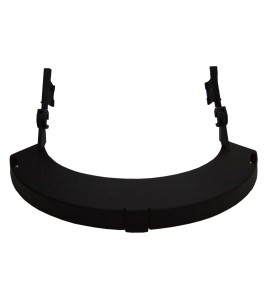 Porte-visière en nylon pour protection faciale sur mesure par North. Conçu pour installation sur casque de style minier North.