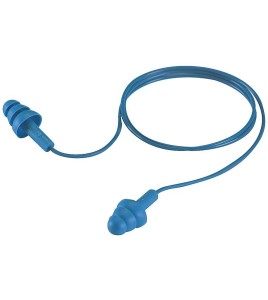 Bouchon d'oreille antibruit réutilisable détectable avec corde UltraFit 340-4007, 25 dB, boîte de 100 paires.