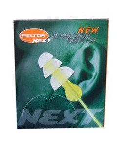 Earplug Peltor Tri-Flange  with cord, 26db bt/100